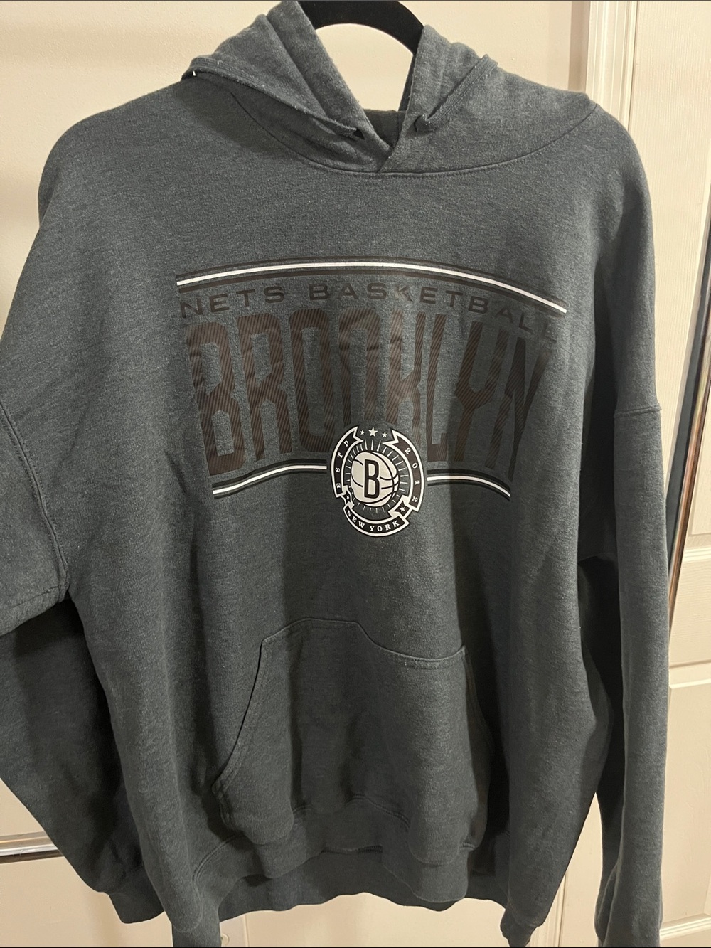 Brooklyn Nets hoodie - dark gray